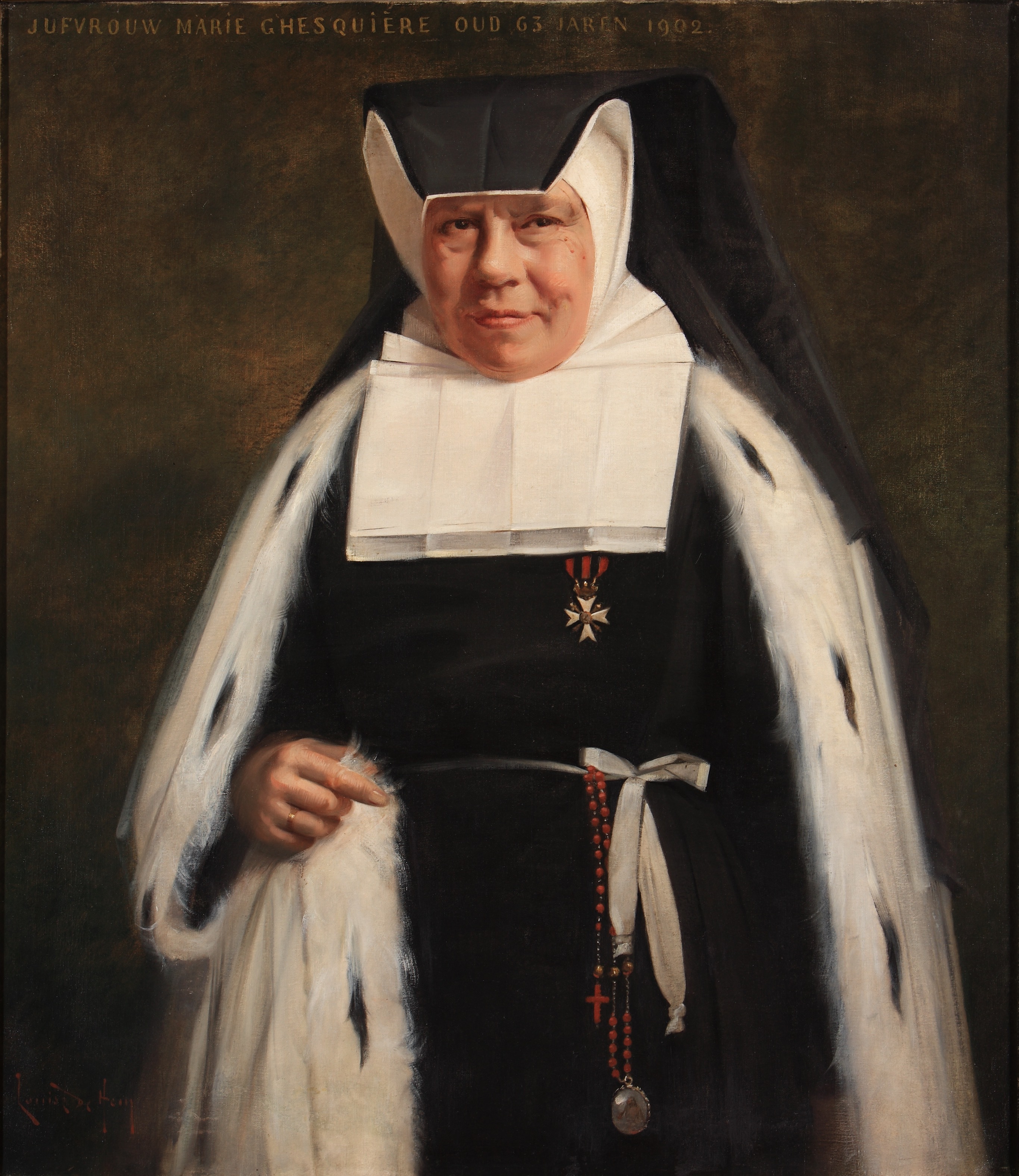 Portret van juffrouw Ghesquiere, 1902 (© Yper Museum)