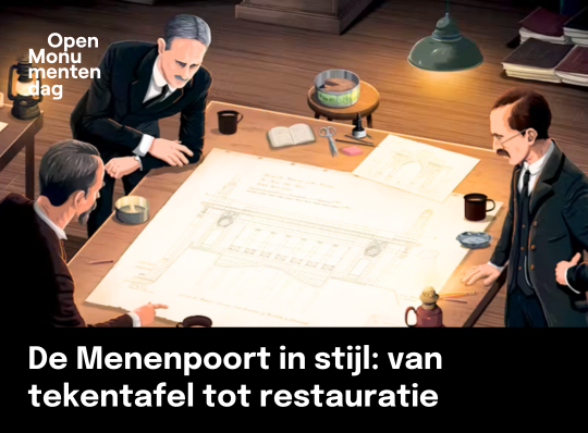 De Menenpoort in Stijl: van Tekentafel tot Restauratie