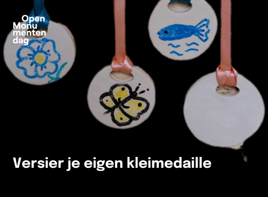 Versier je eigen kleimedaille
