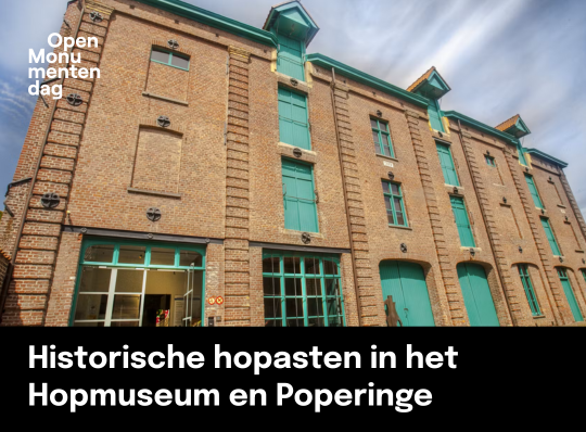 Historische hopasten in het Hopmuseum en Poperinge