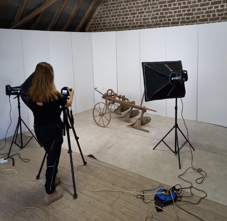 Marieke Vandekerckhove fotografeert de stukken