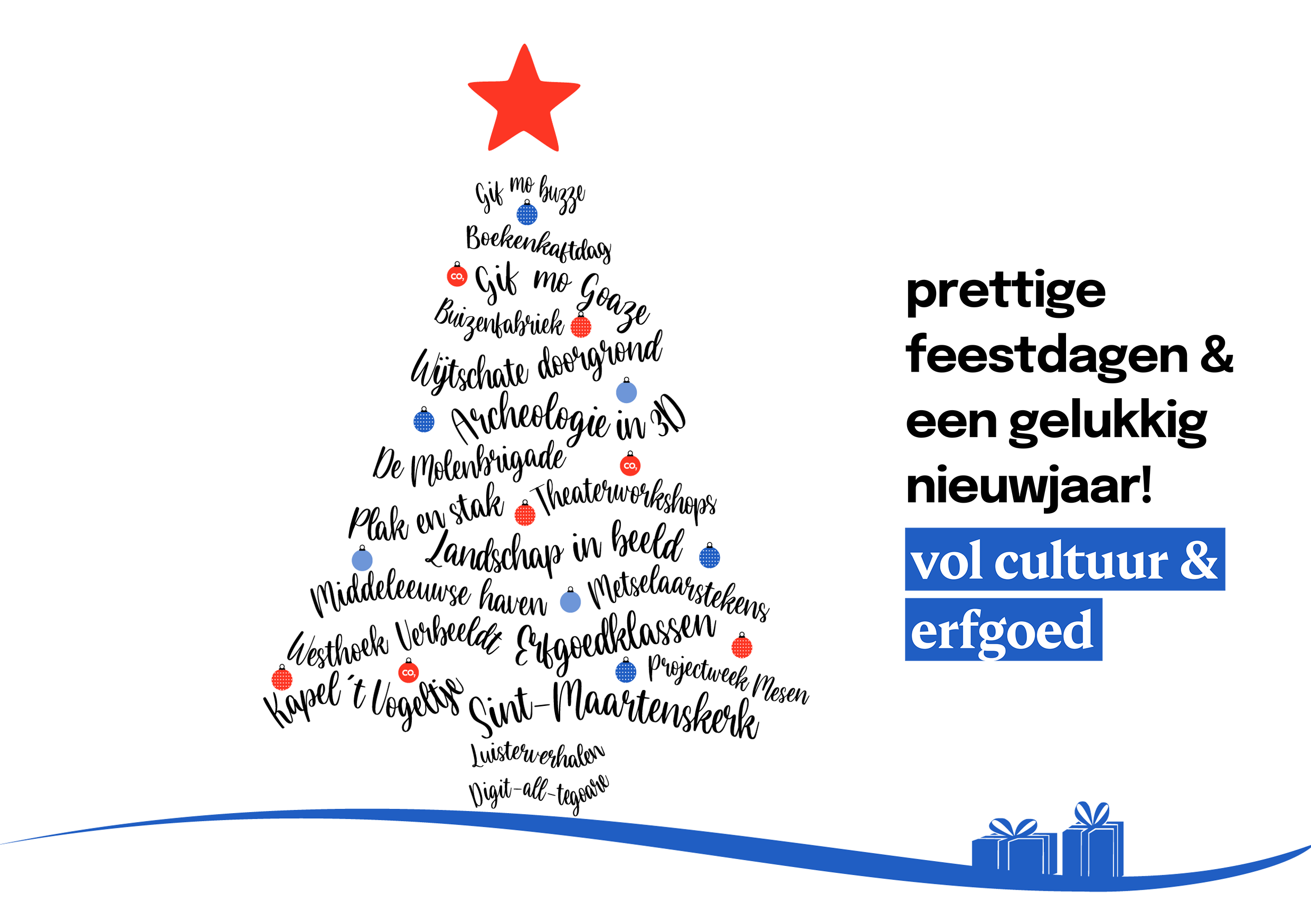 prettige feestdagen & een gelukkig nieuwjaar!
