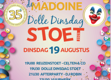 Madonna viert 35 jaar Dolle Dinsdag Stoet REUZE!!