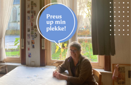 Paulette Carton is fier op haar Nieuwenhove in Krombeke